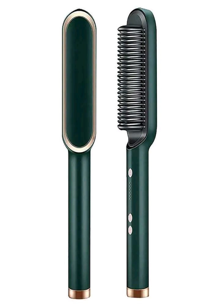 Cepillo Alisador Eléctrico | Cabello Liso y Sin Frizz en Minutos